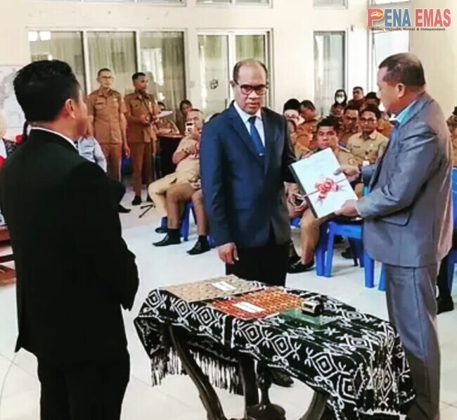 Serah Terima Jabatan Sekda Kabupaten Rote Ndao. Jonas Titipkan Tiga Prinsip Keberhasilan Birokrasi. 1 IMG 20260804 WA0003