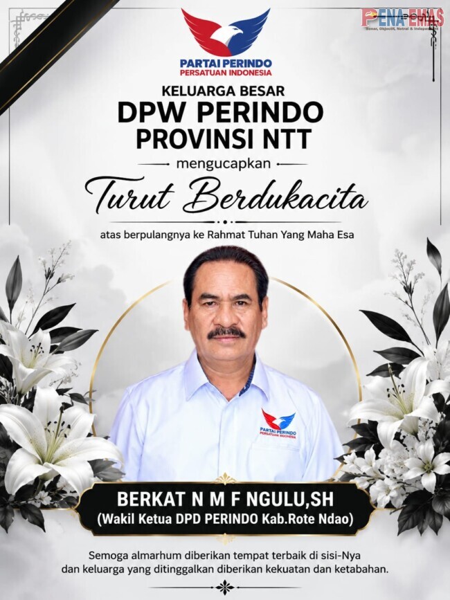 Mantan Ketua KPU Rote Ndao Dua Periode Berkat Ngulu Tutup Usia di Bali, Partai Perindo Kehilangan Kader Terbaik 1 IMG 20260902 WA0033